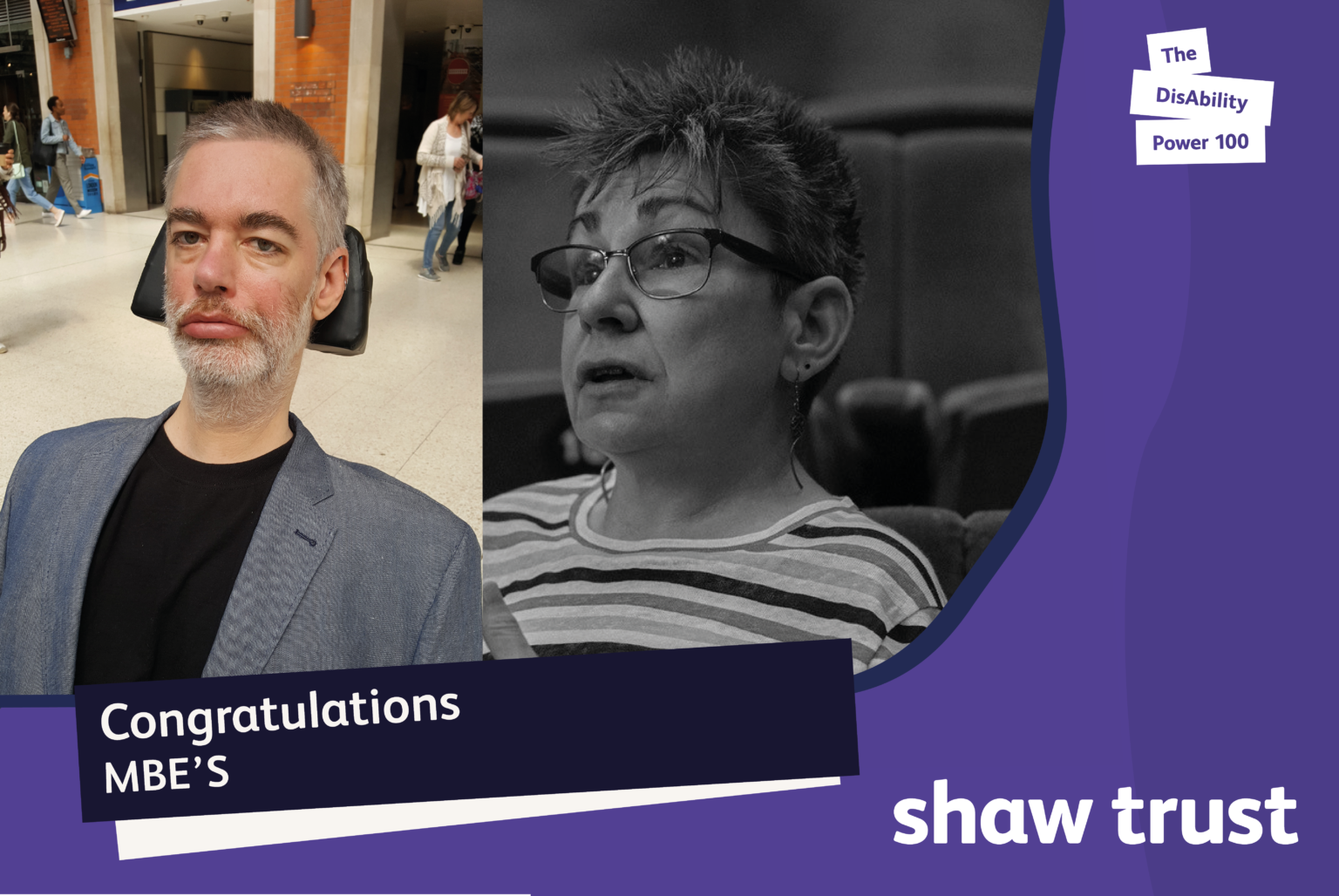Shaw Trust Disability Power 100 Influencers Recognised In New Years Honours Shaw Trust