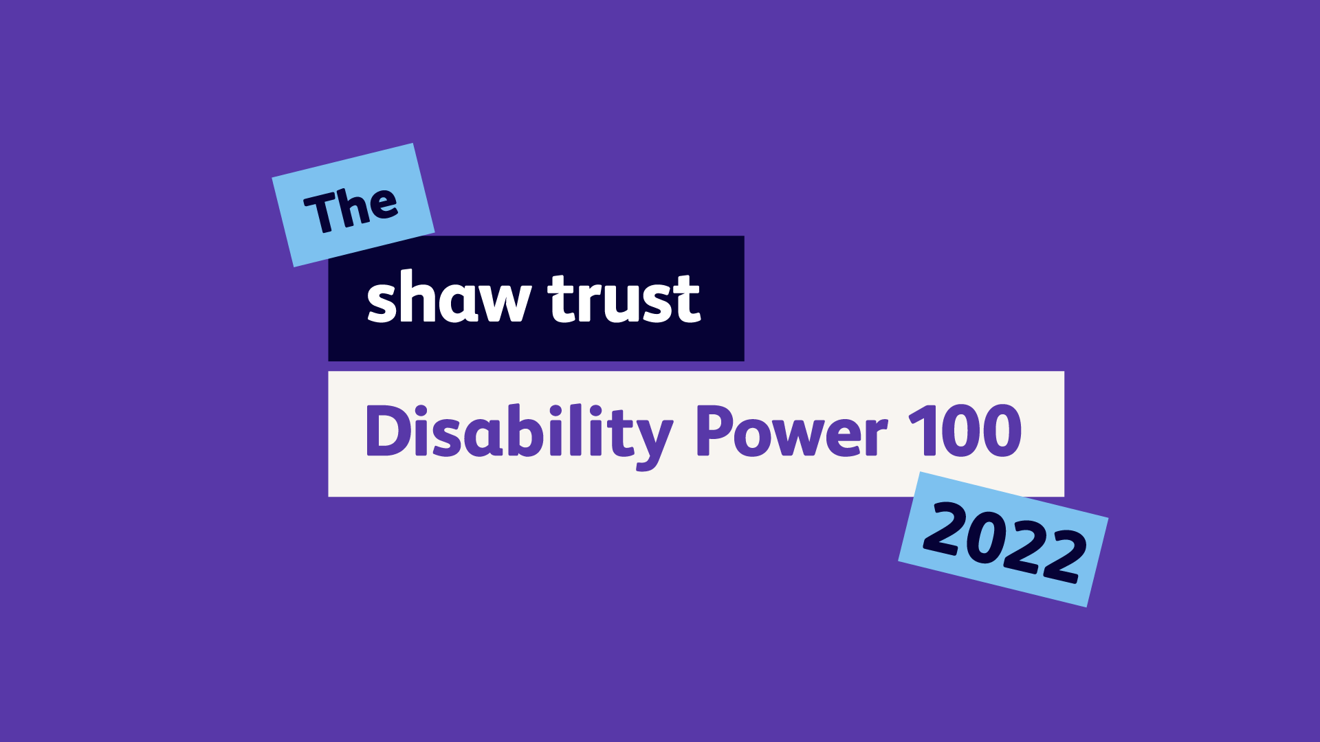 An image of the Power 100 2022 logo with a purple background