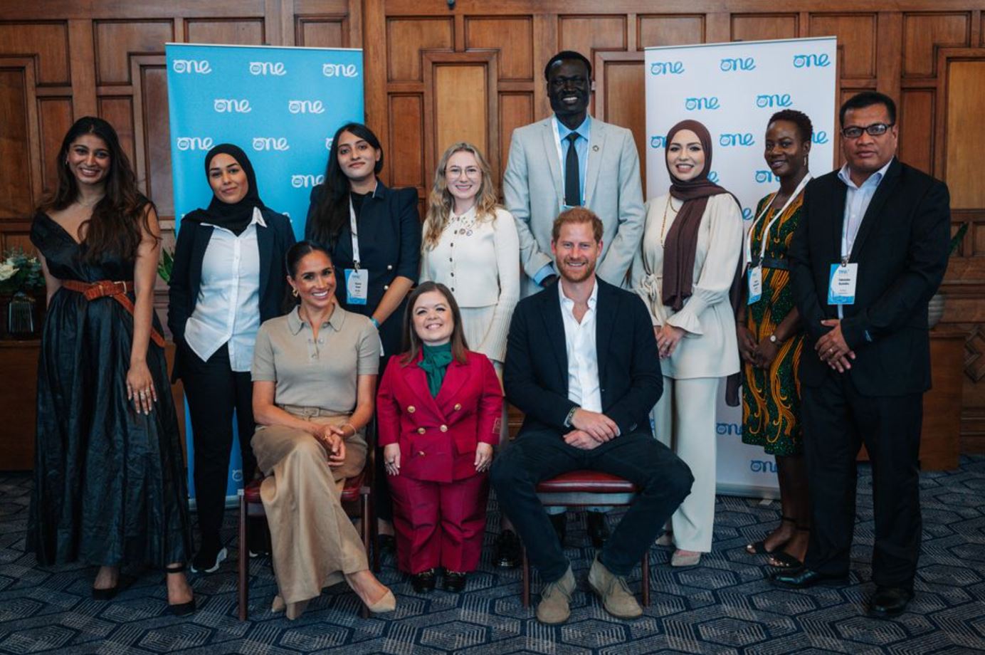 Keely, Sinead Burke and other activists are with the Duke and Duchess of Sussex 